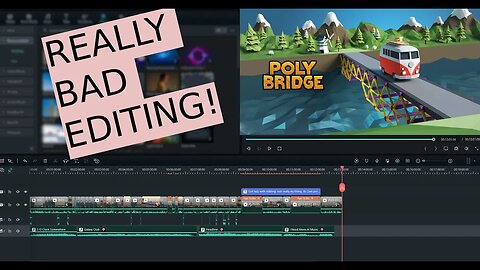 Poly Bridge Late-Night: Building Bridges ,and Making Bad Editing Decisions