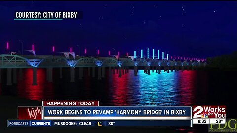 Work begins to revamp 'Harmony Bridge' in Bixby