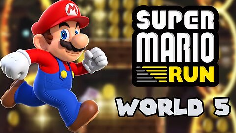 Super Mario Run - World 5 - All Pink Coins