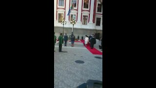 #SONA2017: President Jacob Zuma enters Parliament with Speaker (4jZ)