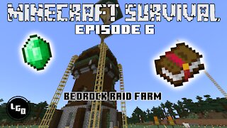 Minecraft Survival Episode 6: Bedrock Raid Farm (Broken as of 1.16)
