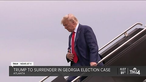 Trump to surrender in elections case