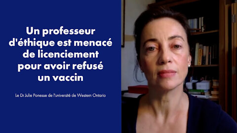 Un professeur d'éthique menacé de renvoi pour avoir refusé un vaccin