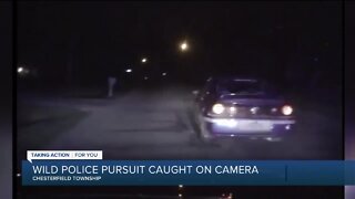 Wild police pursuit caught on camera