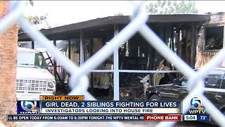 Death investigation after fire kills child