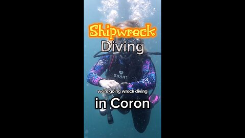 Shipwreck Scuba Dive in Coron, Philippines