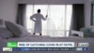 Risk of catching COVID-19 at hotels
