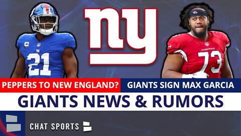 Giants Sign Max Garcia + Giants News & Rumors Ft. Jabrill Peppers Visiting With New England Patriots