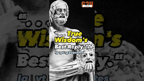 The Power of Silence: How to Use It for Greater Wisdom🔥│Euripides Quote🔥│#quote #wisdom