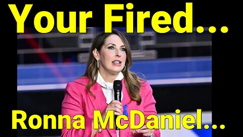 Ronna McDaniel Gets Axed From NBC.