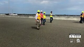 Florida Department of Transportation gives tour of Roosevelt Bridge repairs ahead of anticipated reopening