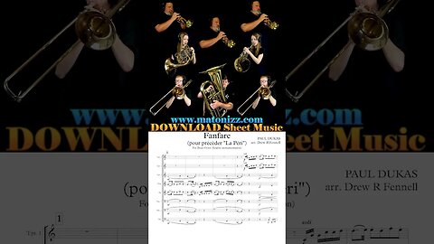 🎺 La Peri 📯 #dukas #fanfare #trumpet #trombone #frenchhorn #tuba #brass #band