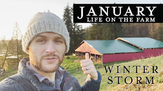 Winter Storm - Life on the Mt. Capra Farm - January 2021