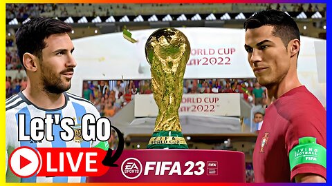 🔴 LIVE: FIFA 23 - Argentina vs. Portugal - World Cup 2022 Final Match | PS5™ [4K60] ⚽🏆🎮