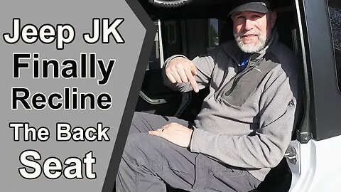 Jeep JK Back Seat / RECLINE KIT / Big Difference