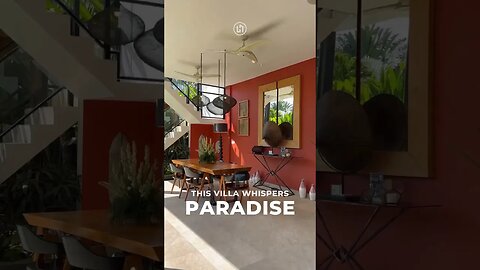 Luxury Vibrant Home in Paradise! 🌴 #shorts #architecture #bali #tropicalhouse #interiordesign