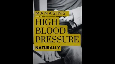 Manage High Blood Pressure