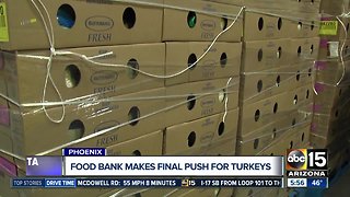 St. Mary's Food Bank's final push for Thanksgiving turkeys