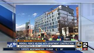 Wendell Pierce helping with Baltimore apartment construction