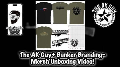THE AK GUY +BUNKER BRANDING SELL MERCH??!! Bunker Branding +Brandon Herrera (AK Guy) Unboxing Video!