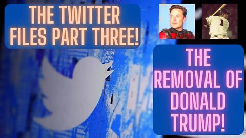 The Twitter Files Part Three! The Removal Of Donald Trump! Part One: October 2020 To January 6th!