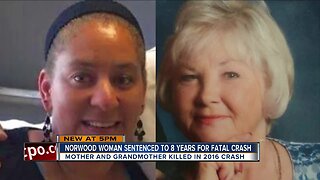 Norwood woman sentenced for deadly crash