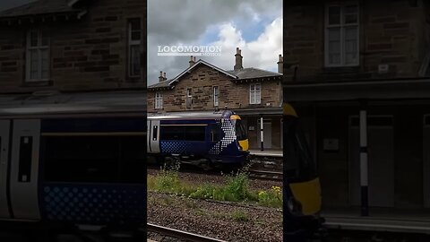 Scotrail Turbostar Class 170 number 170431 arrives Cupar station, Scotland