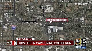 Phoenix PD: Teen leaves kids in car for coffee run