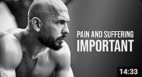 Pain and Suffering Is Important- Andrew Tate Motivational Video