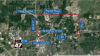 I-94 Elm Rd. Exit Closing in Jackson