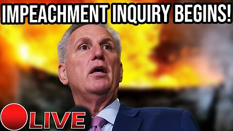 EMERGENCY STREAM: McCarthy Announces Impeachment Inquiry Into Biden!