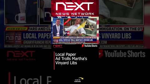 Local Paper Ad Trolls Martha's Vinyard Libs #shorts