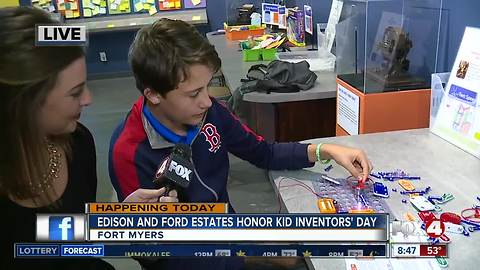 Edison and Ford Winter Estates celebrate National Kid Inventors' Day - 8:30am live report