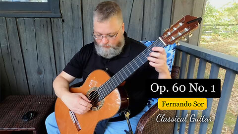 Sor Op. 60 No. 1 | Fernando Sor (1778 – 1839) | Classical Guitar