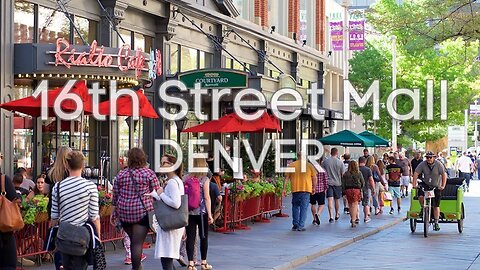 16th Street Mall Vlog - Downtown Denver Walking Tour