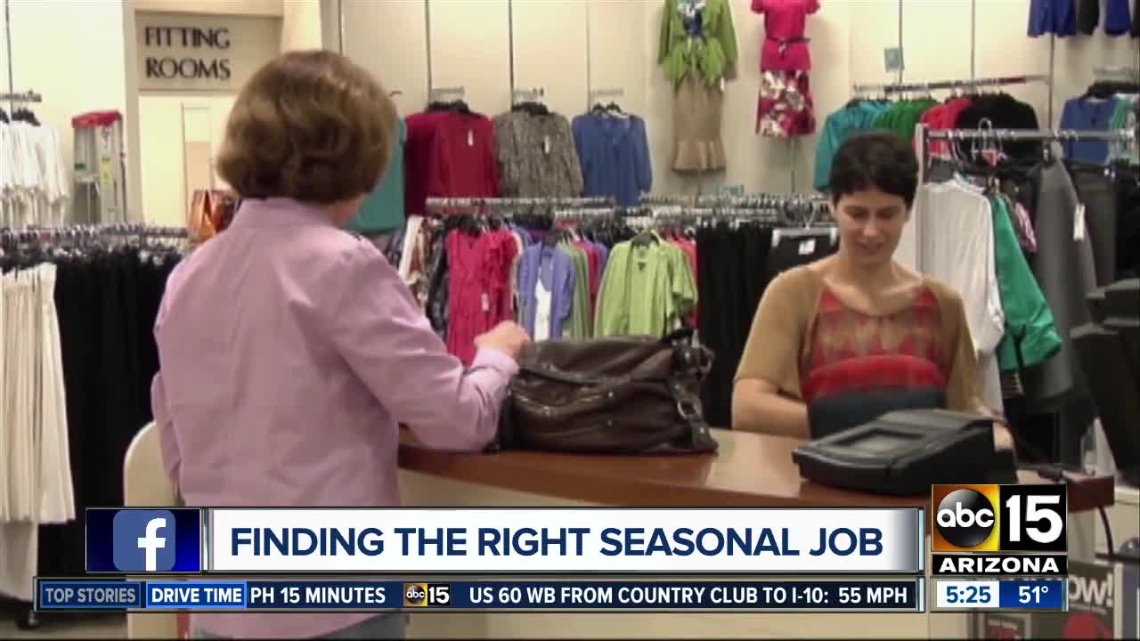 Finding the right seasonal job