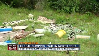 Taxpayers taking the hit for illegal dumping in North Port