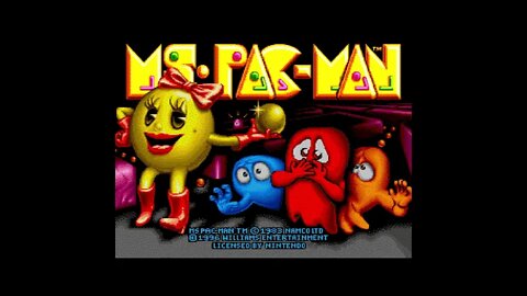 Sunday Longplay - Ms. Pac Man (SNES) - Crazy Strange Mazes