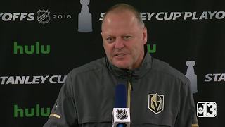 Fans say thanks to Vegas Golden Knights Coach Gallant