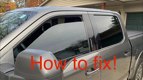 Ford/Lincoln Window Bounce Back Durring Auto Up (How to Perform Power Window Initialization)