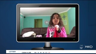5-year-old Charlotte County girl does Coronavirus Newscast