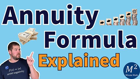 How to use the Annuity Formula to Calculate your Retirement Account Amount in the Future