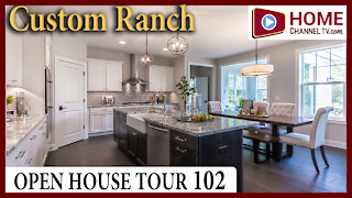 Open House Tour 102 - Custom Ranch Home in Salem Lakes, Wisconsin