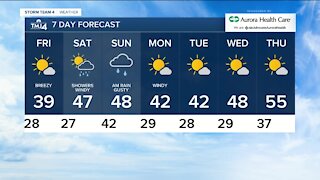 Cold front moves in Thursday night, chance for rain/snow mix overnight