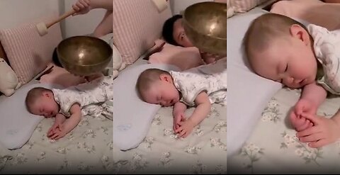 How to calm a child using a Tibetan sounding bowl