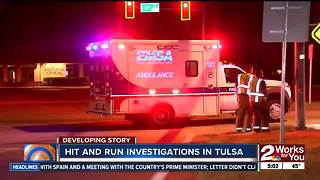 Man sent to hospital in east Tulsa hit and run