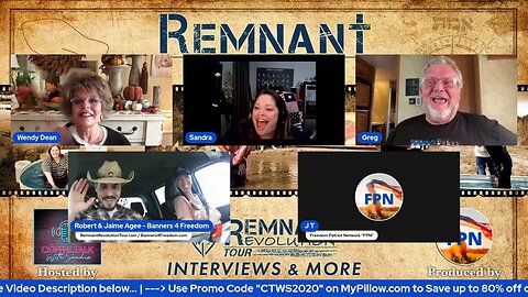 EP. #2 | Surprise guest: Robert & Jaime Agee joins Remnant Evidence w/ Coffee Talk With Sandra & FPN