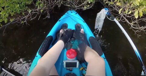 Removing Lots of Plastic from the New River in Fort Lauderdale Florida