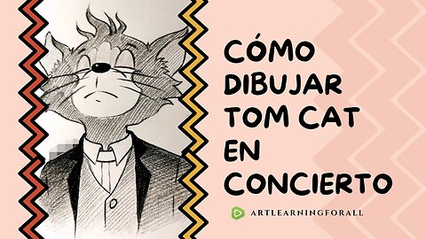 🎶🎨 Cómo Dibujar a Tom Cat en Concierto: Arte en Vivo y Música que Encantan | Rumble Art 🎶🖌️