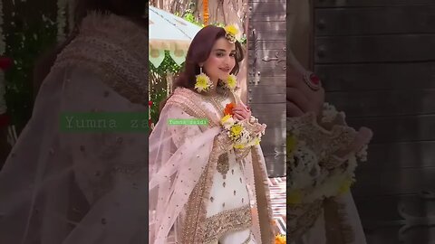 Yumna Zaidi ki Mayoon Ki Video #yumnazaidi #wahajali #wedding #shorts #tkdvidzpr